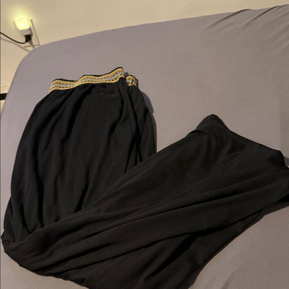 No Boundaries Black skirt with Colorful Trim